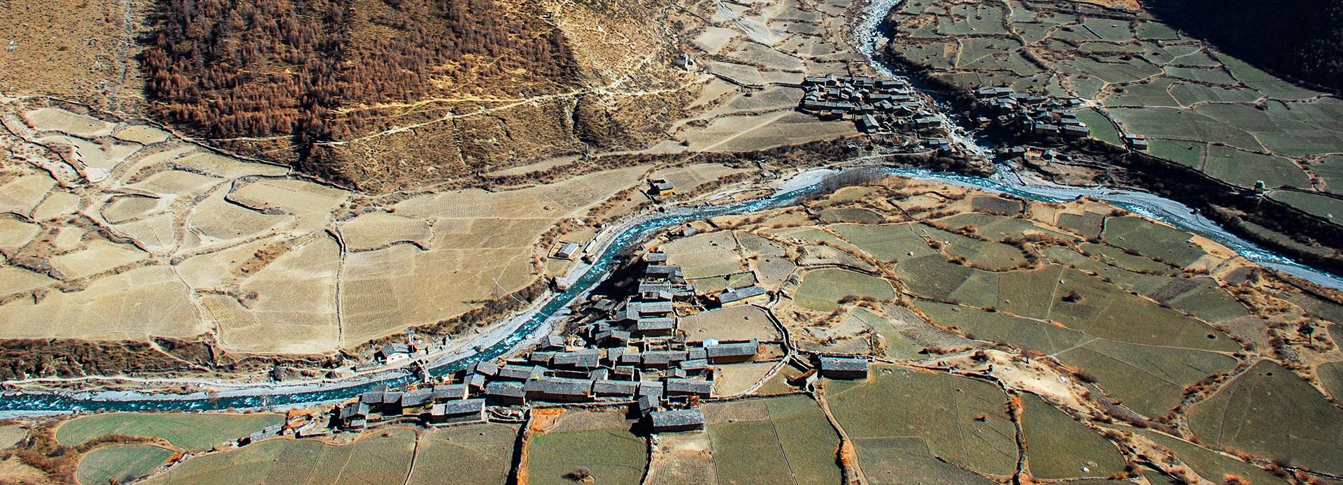 Settlement of Tsum Valley